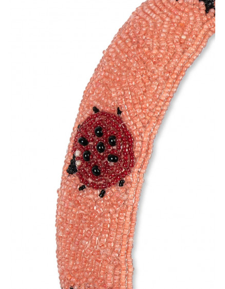 Beaded Hairbrace Ladybug 2