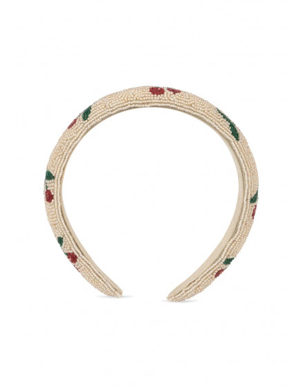 Beaded Hairbrace Cherry 3