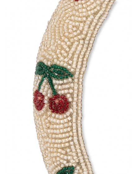 Beaded Hairbrace Cherry 2