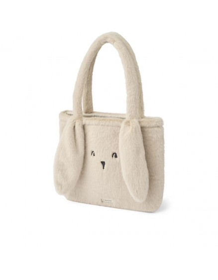 Lexi Plush Rabbit Totebag Mist