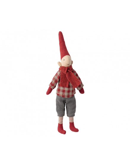 Pixy, Size 1 Boy Red Checkered Shirt