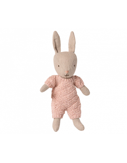 Rabbit Micro Sand Rose Knitted Suit