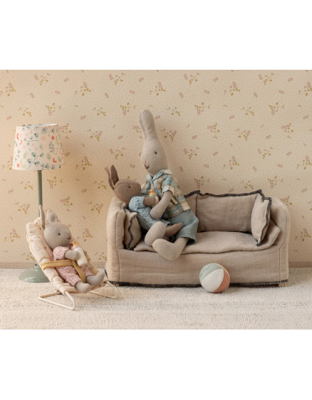 Rabbit Micro Sand Rose Knitted Suit 2