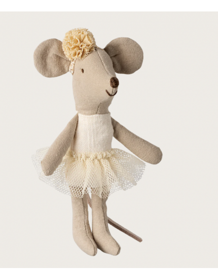 Мишка Ballerina Little Sister Off White