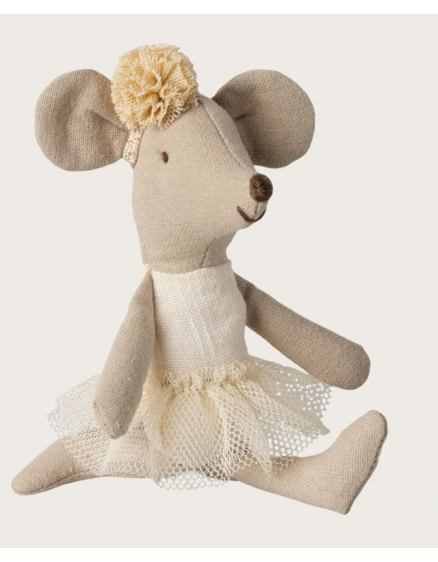 Мишка Ballerina Little Sister Off White 3