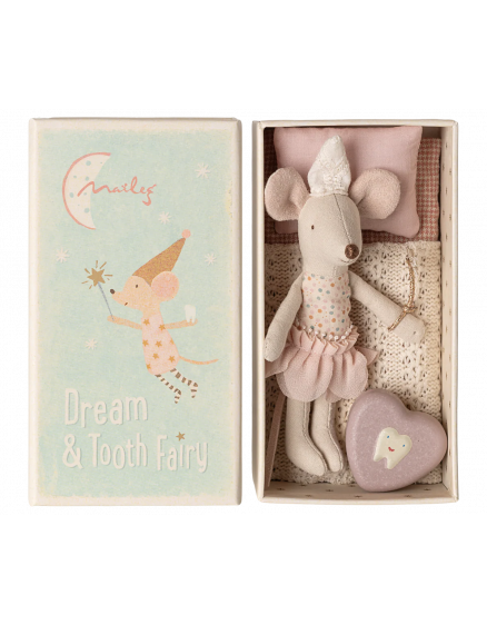 Tooth Fairy Mouse, Little Sister in Matchbox