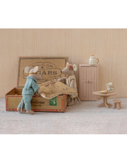 Mum & Dad Mice in Cigarbox 2