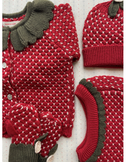 Strawberry Mittens True Red 3