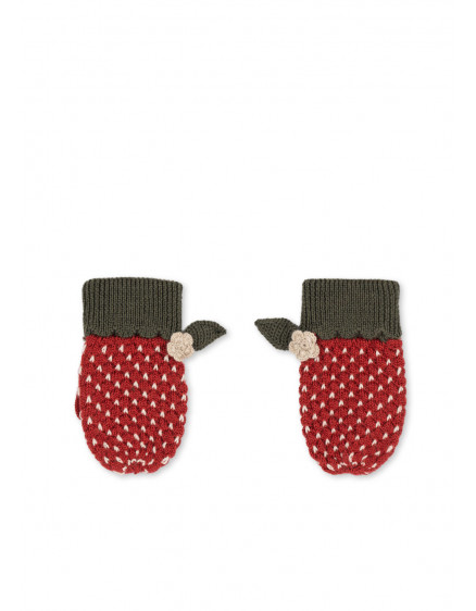 Strawberry Mittens True Red
