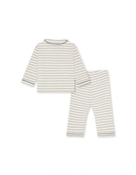 Pio Set Indigo Butter Stripe 2