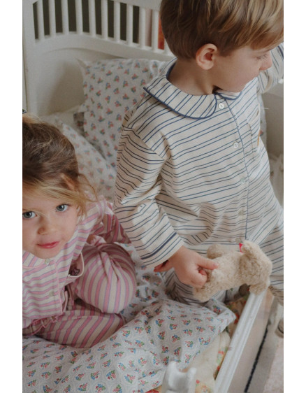 Pio Set Indigo Butter Stripe 4