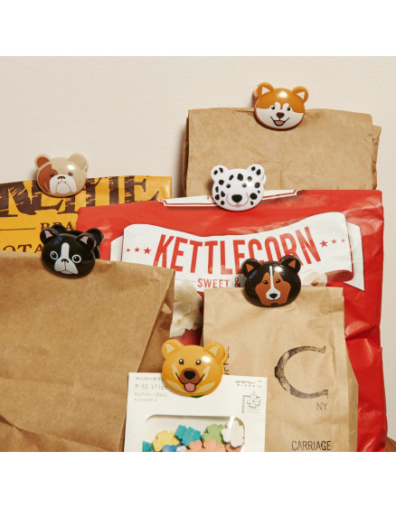 6 х Затискачі для пакетів Doggie 2