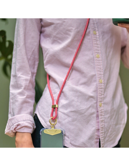 Зарядний шнурок Phone Lanyard Pink 2