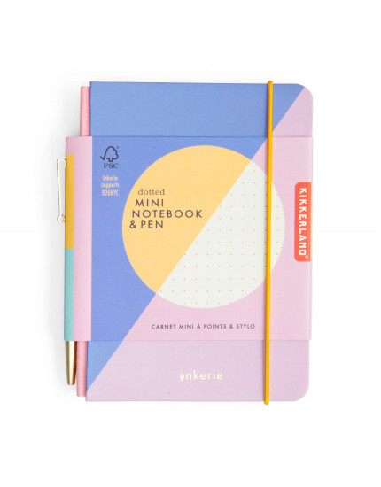 Блокнот з ручкою Dotted Mini