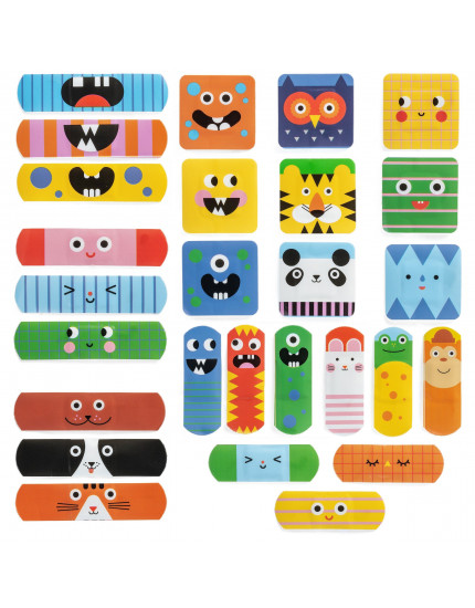 Kidoki Ouchy Friends Adhesive Bandages One Size