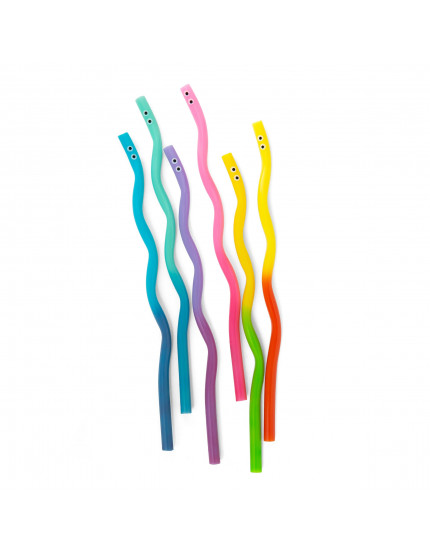 6 х Соломинки Kidok Worm