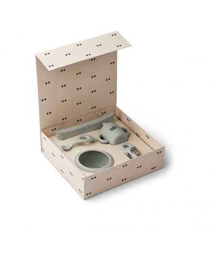 Mileah Baby Mealtime Set Dove Blue 2