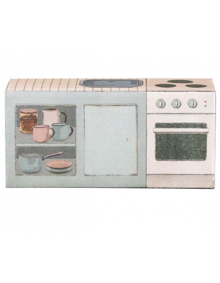 Іграшкова кухня з посудою для мишенят 5