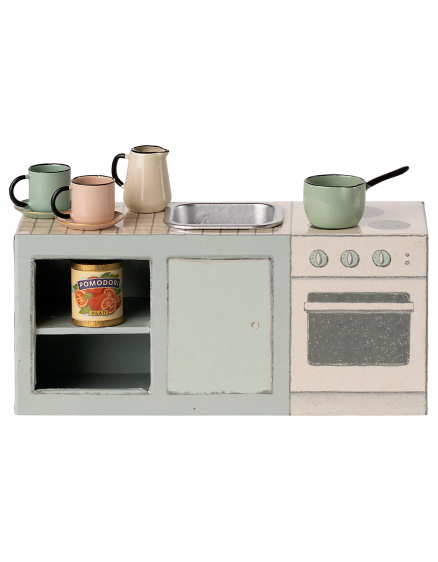 Іграшкова кухня з посудою для мишенят 4