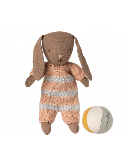 Зайчик з м'ячиком Dusty Rose Micro