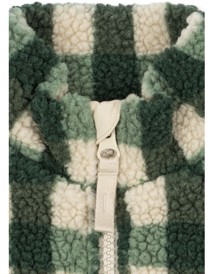 Jody Teddy Jacket GRS Green Check 3