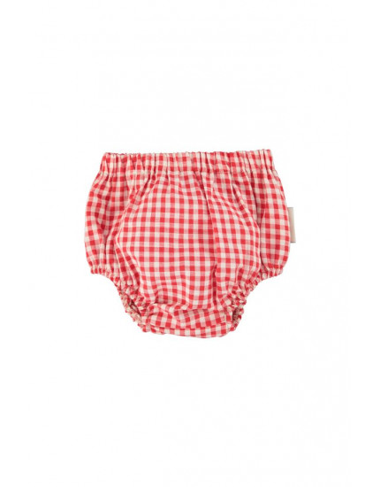 Bloomers Red & Ecru Checkered