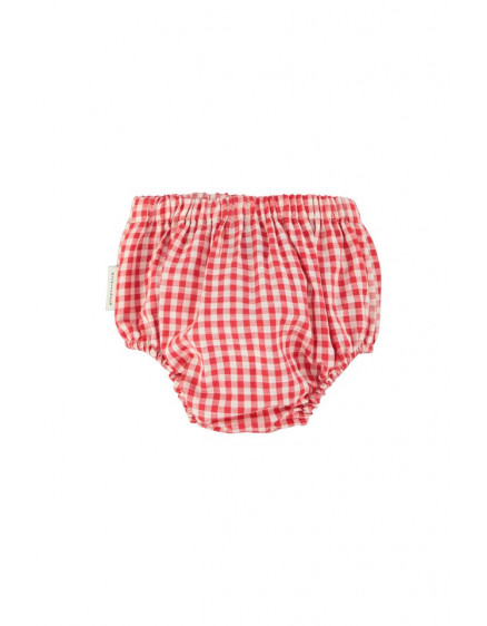 Bloomers Red & Ecru Checkered 6