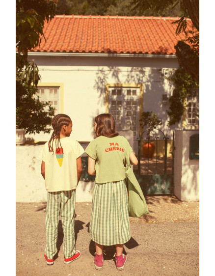 Спідниця Light Yellow Checkered 3