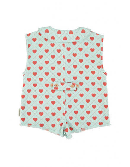 Комбінезон Light Blue Red Hearts 5