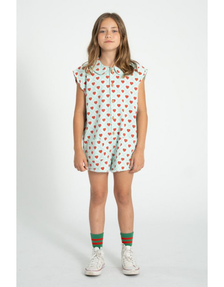 Комбінезон Light Blue Red Hearts 4