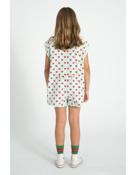 Комбінезон Light Blue Red Hearts 3
