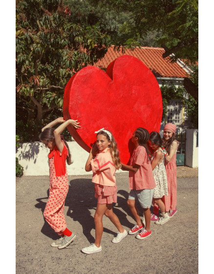 Сорочка Pink Geometric Lines 2