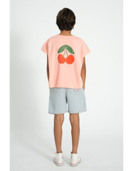 Boy Shorts Ecru Indigo Stripes 3