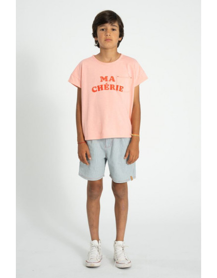 Boy Shorts Ecru Indigo Stripes 4