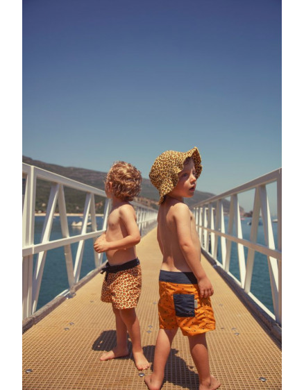 Панама Mustard Animal Print 7