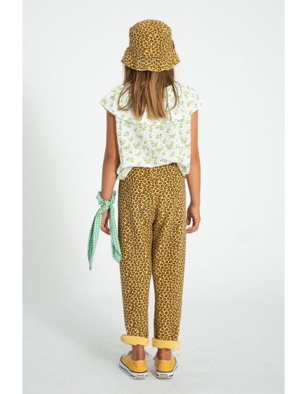 Панама Mustard Animal Print 5