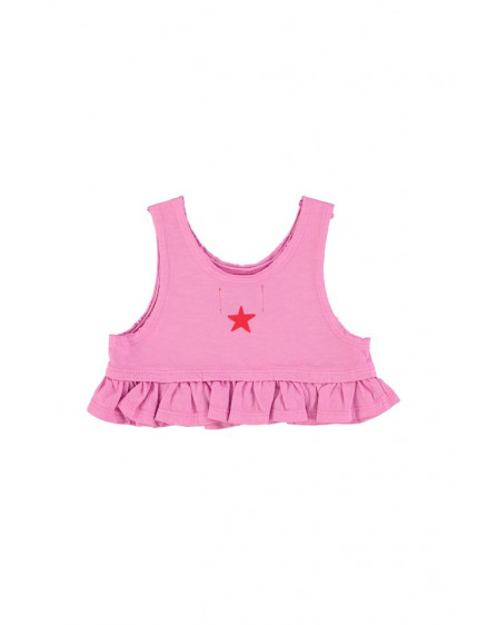 Top Pink Peace Print 8