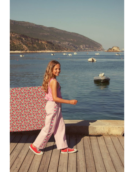 Top Pink Peace Print 2