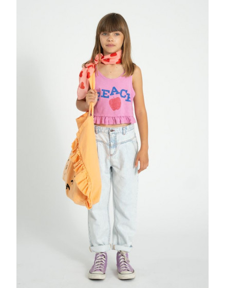 Top Pink Peace Print 7