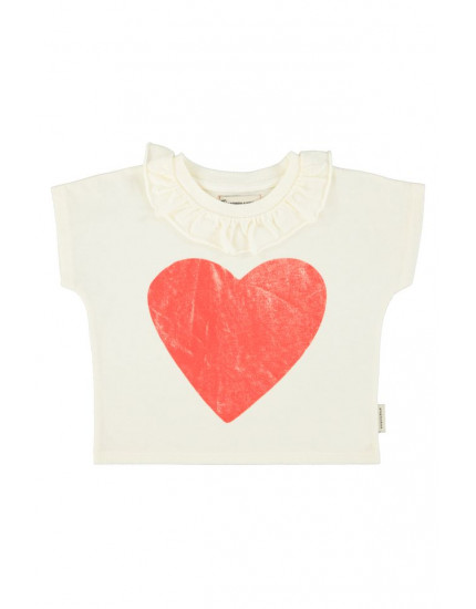 Футболка Ecru Red Heart Print