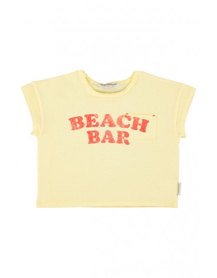 T'shirt Light Yellow Beach Bar