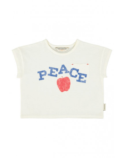T'shirt Ecru Peace 14Y