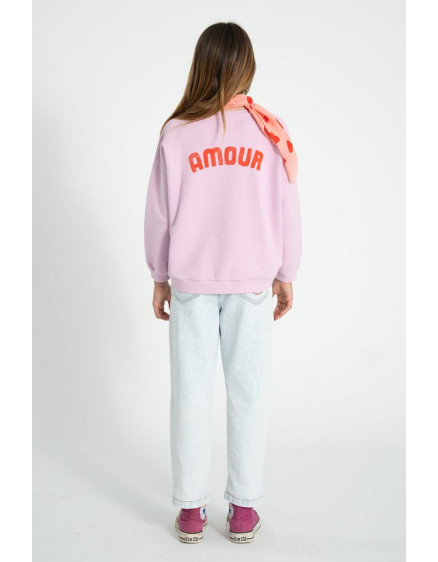 Світшот Lilac Red Heart Print 5