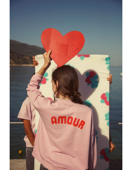 Світшот Lilac Red Heart Print 2