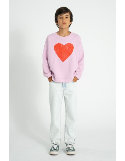 Світшот Lilac Red Heart Print 4