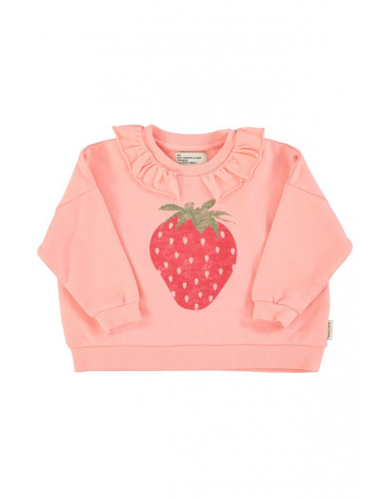 Світшот Collar Light Pink Strawberry
