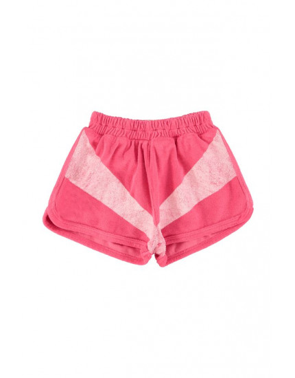 Shorts Pink White Stripes