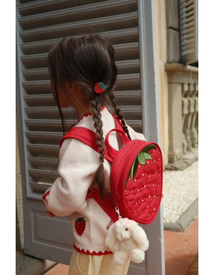 Animal Bag Charm White Bunny 2