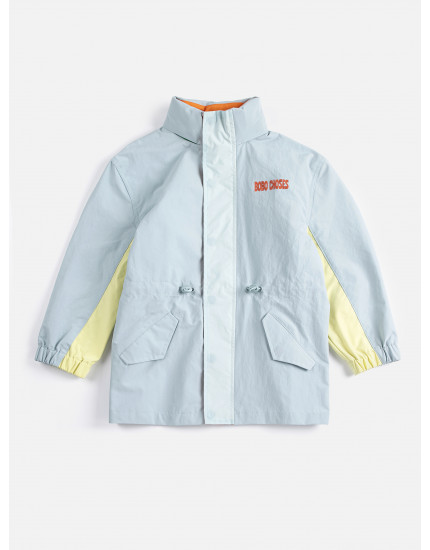 Bobo Choses Color Block Raincoat Light Blue 2-3Y