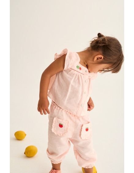 Штани Ruffle Baby Pink Cami 3